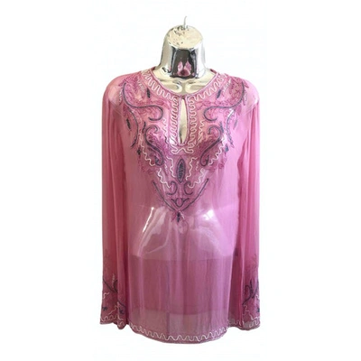 Pre-owned Tatoosh Silk Tunic In Pink