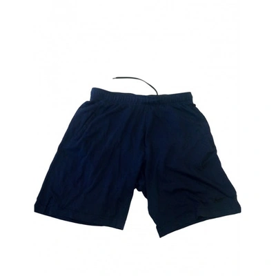Pre-owned Nike Blue Cotton Shorts