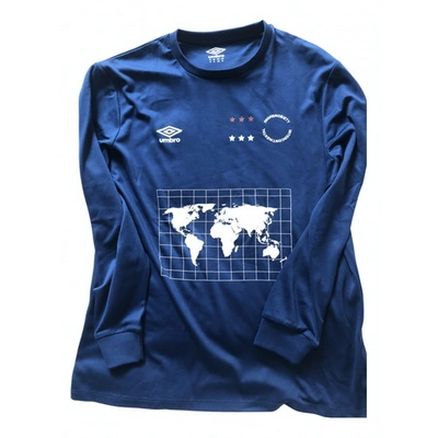 Pre-owned Umbro Blue Synthetic T-shirt