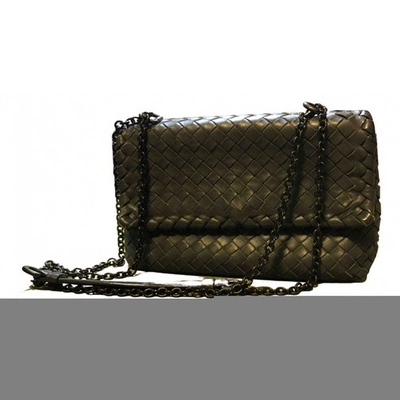 Pre-owned Bottega Veneta Olimpia Grey Leather Handbag