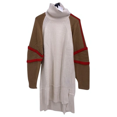 Pre-owned Amanda Wakeley Beige Cashmere Dress