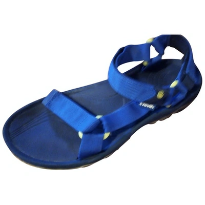 Pre-owned Teva Blue Rubber Sandals