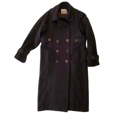 Pre-owned Karl Lagerfeld Wool Coat In Brown