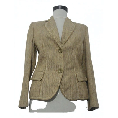 Pre-owned Luisa Cerano Beige Linen Jacket