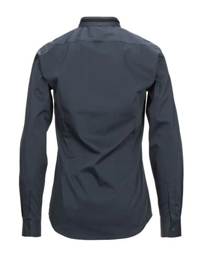 Shop Antony Morato Solid Color Shirt In Slate Blue