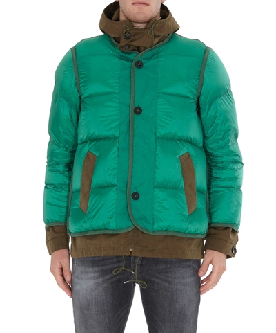 Shop Sacai Ten C Jacket In Green