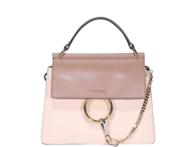 Shop Chloé Faye Bag In Pink