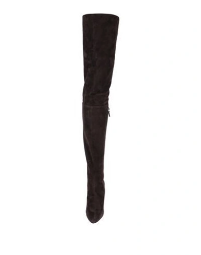 Shop Laurence Dacade Knee Boots In Dark Brown