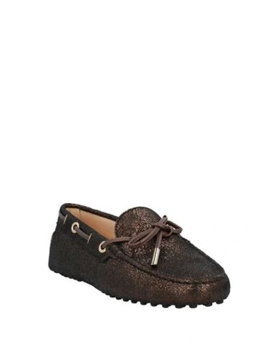 Tod's Loafers In Bronze