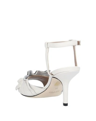 Shop Cheville Sandals In Ivory