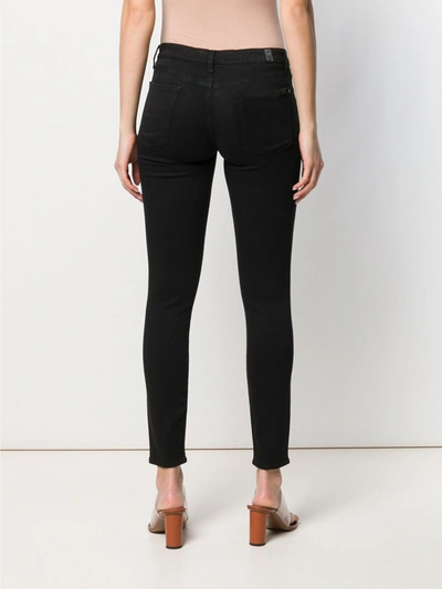 Shop 7 For All Mankind The Skinny Jeans In Black