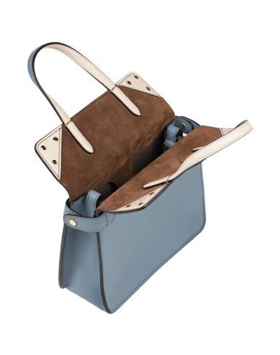 Shop Fendi Handbag In Pastel Blue