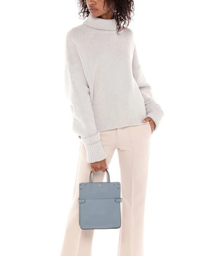 Shop Fendi Handbag In Pastel Blue