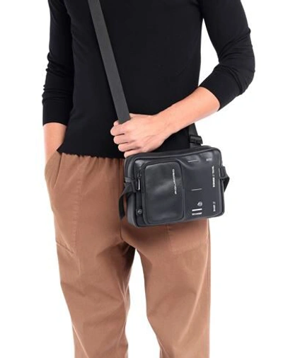Shop Piquadro Handbags In Black