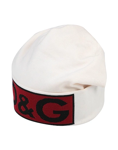 Shop Dolce & Gabbana Hats In Beige