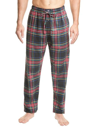 Shop Polo Ralph Lauren Woven Flannel Pajama Pants In Copper Plaid