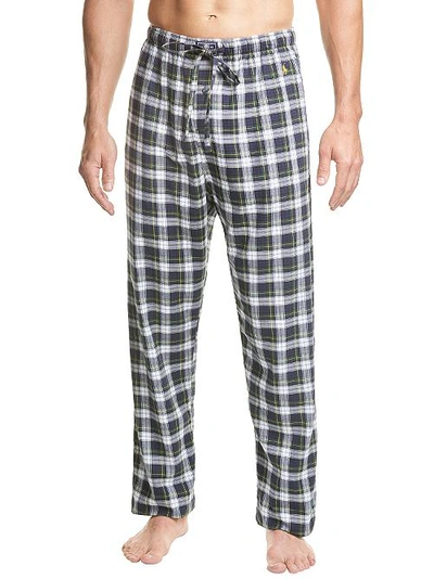 Shop Polo Ralph Lauren Woven Flannel Pajama Pants In Bond Plaid