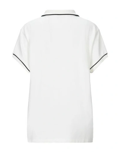 Shop Celine Polo Shirt In Ivory