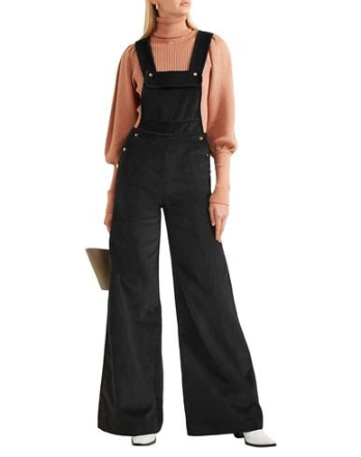 Shop Anna Mason Overalls In Black