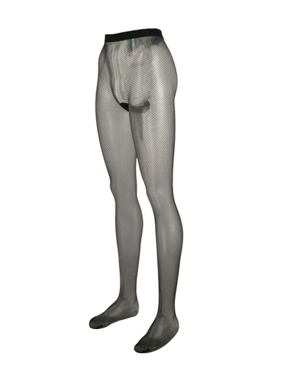 Wolford Twenties Mesh Tights In Black