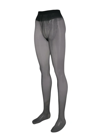 Wolford Individual 10 Tights In Blue