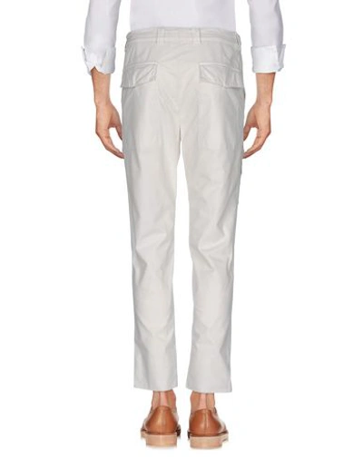 Shop Brunello Cucinelli Man Pants White Size 40 Cotton