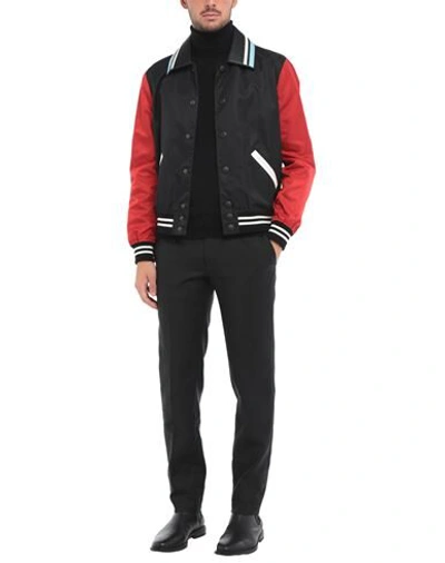 Shop N°21 Man Jacket Black Size 40 Polyamide, Polyurethane, Polyester, Cotton