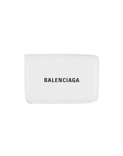 Shop Balenciaga Wallets In Ivory