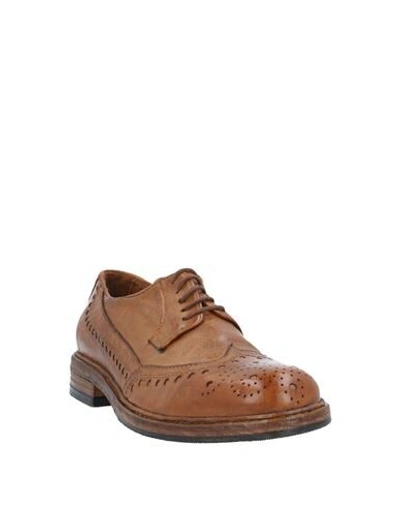 Shop Hundred 100 Lace-up Shoes In Tan