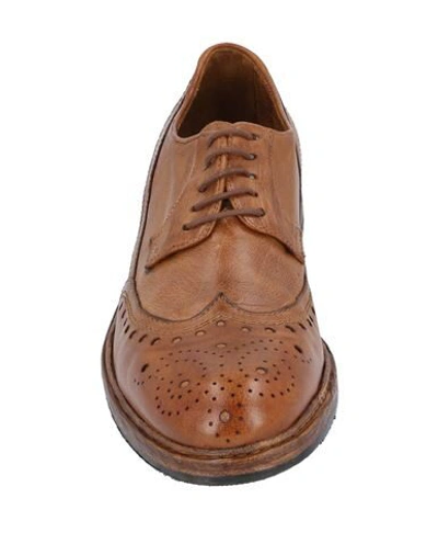 Shop Hundred 100 Lace-up Shoes In Tan