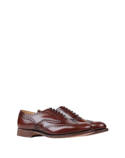 Shop Church's Laced Shoes In Brown