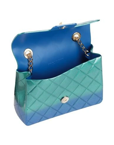 Shop Designinverso Handbags In Emerald Green