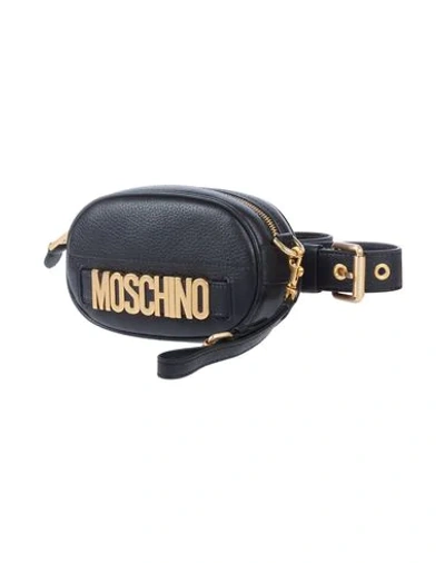 Shop Moschino Backpacks & Fanny Packs In Black