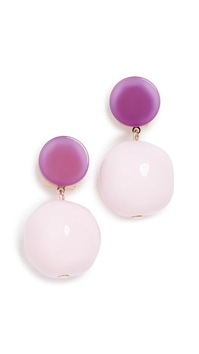 Shop Rachel Comey Gumdrop Earrings In Pink Multi
