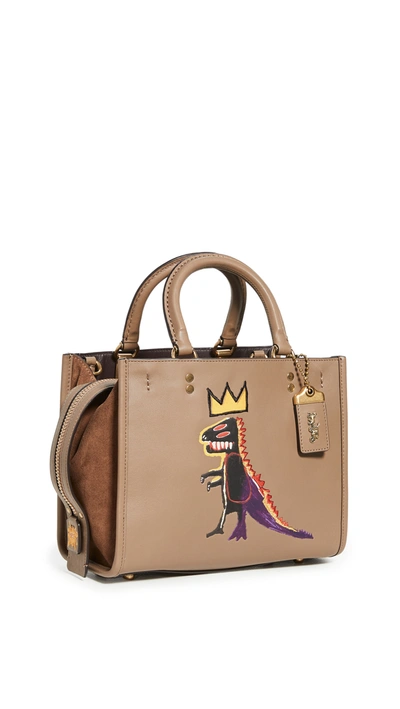 Shop Coach 1941 X Basquiat Pez Dispenser Rogue Bag 25 In Elm
