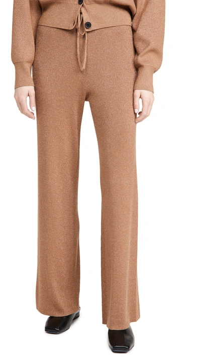Shop A.l.c Quentin Pants In Toffee/rose Gold