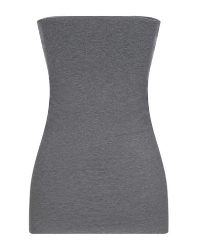 Brunello Cucinelli Tube Top In Grey