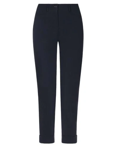 Shop Cambio Casual Pants In Dark Blue