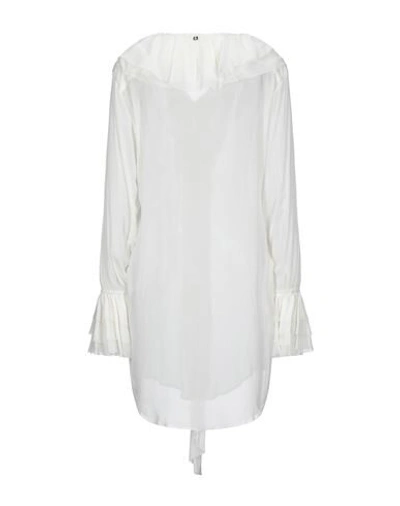 Shop Twinset Woman Mini Dress White Size 10 Viscose