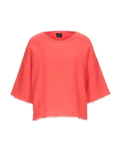 Shop Gotha Blouses In Coral