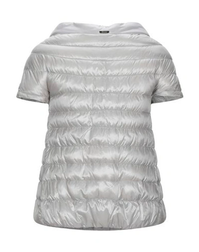 Herno Down Jacket In Light Grey