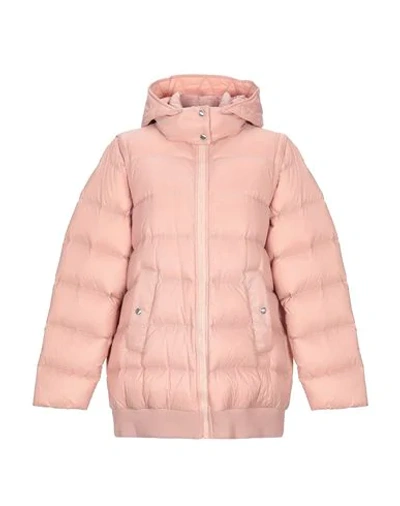 Shop Sportmax Code Down Jacket In Pastel Pink
