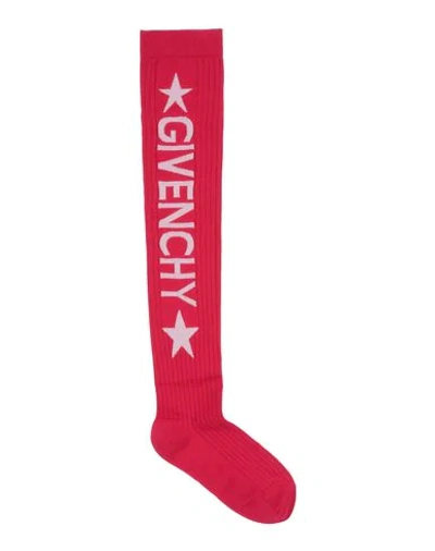 Shop Givenchy Socks & Tights In Fuchsia