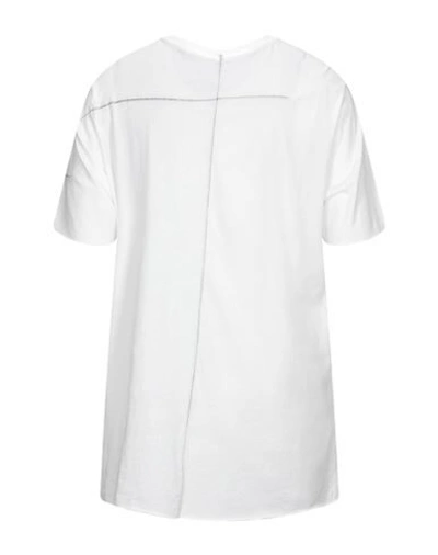 Shop Thom Krom Man T-shirt White Size L Cotton