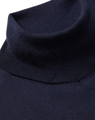 William Lockie Slim-fit Cashmere Rollneck Sweater In Dark Blue | ModeSens