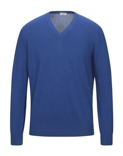 Shop Altea Man Sweater Bright Blue Size Xl Cotton