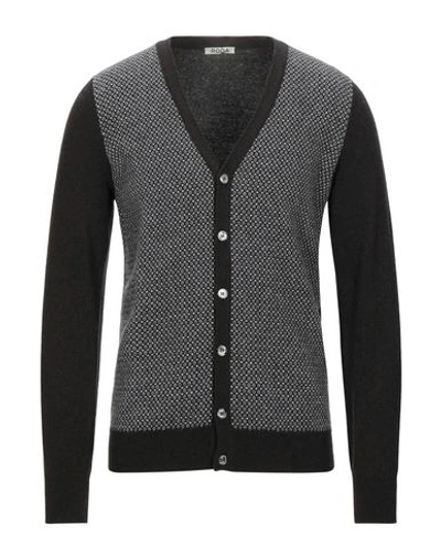 Shop Roda Man Cardigan Dark Brown Size L Wool, Cashmere