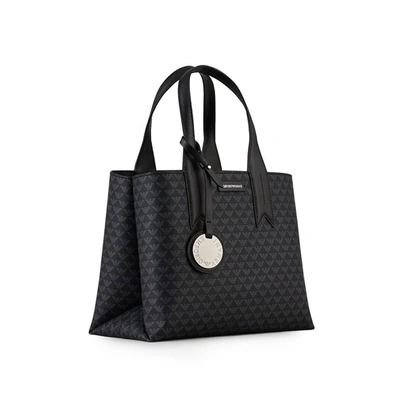 Shop Emporio Armani Women's Black Leather Handbag