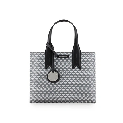 Shop Emporio Armani Women's Grey Leather Handbag