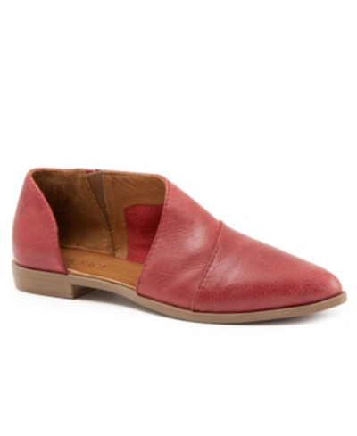 Shop Bueno Women's Blake Casual Slip-on Flats Women's Shoes In Red